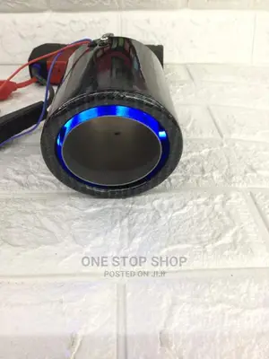 Carbon Fiber Luminous Tail Throat Led Lights Exhaust
