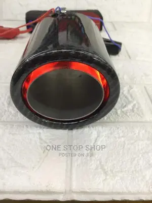Carbon Fiber Luminous Tail Throat Led Lights Exhaust
