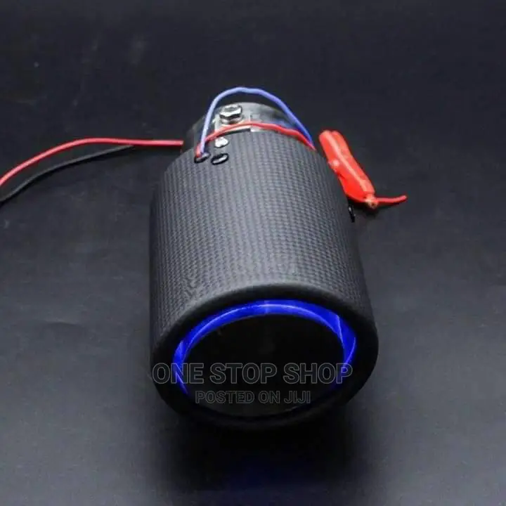 Carbon Fiber Luminous Tail Throat Led Lights Exhaust