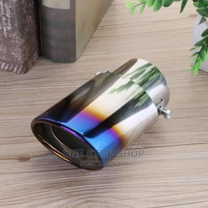Universal Stainless Steel Rear Round Exhaust Pipe Tail Tip
