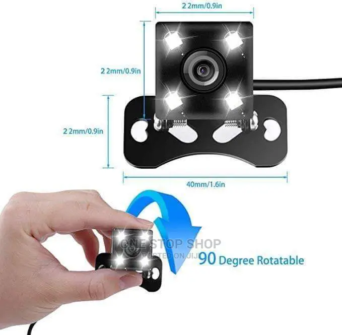 170° Night Vision Hd Waterproof Car Rear View Reverse Camera