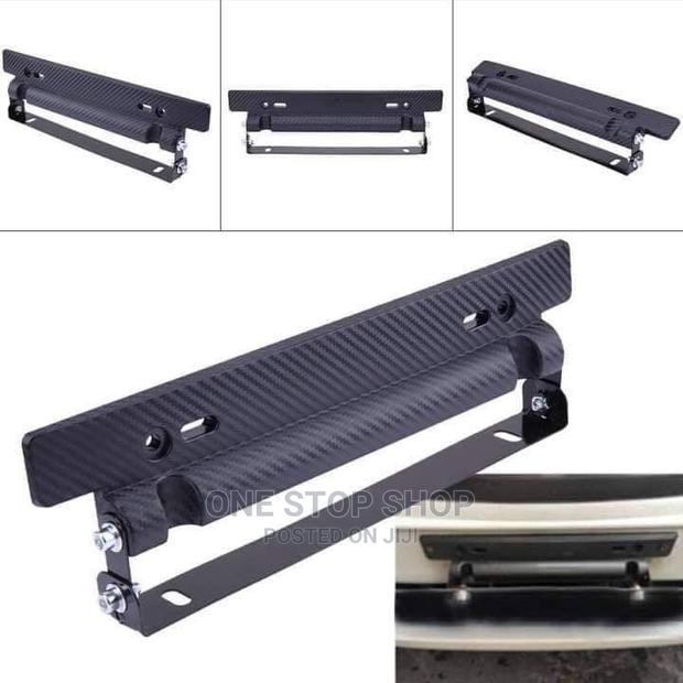 Adjustable Car Universal License Plate Holder Frame Bracket - thumbnail 3