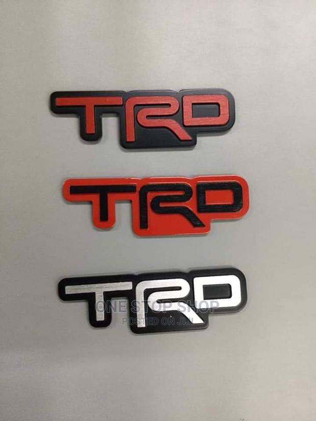 TRD Emblem Steel Logo