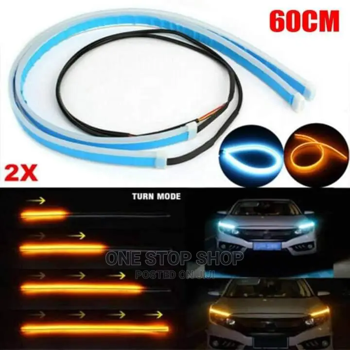 60cm Soft Led Strip Car Daytime Lights Turnal Signal Lamp