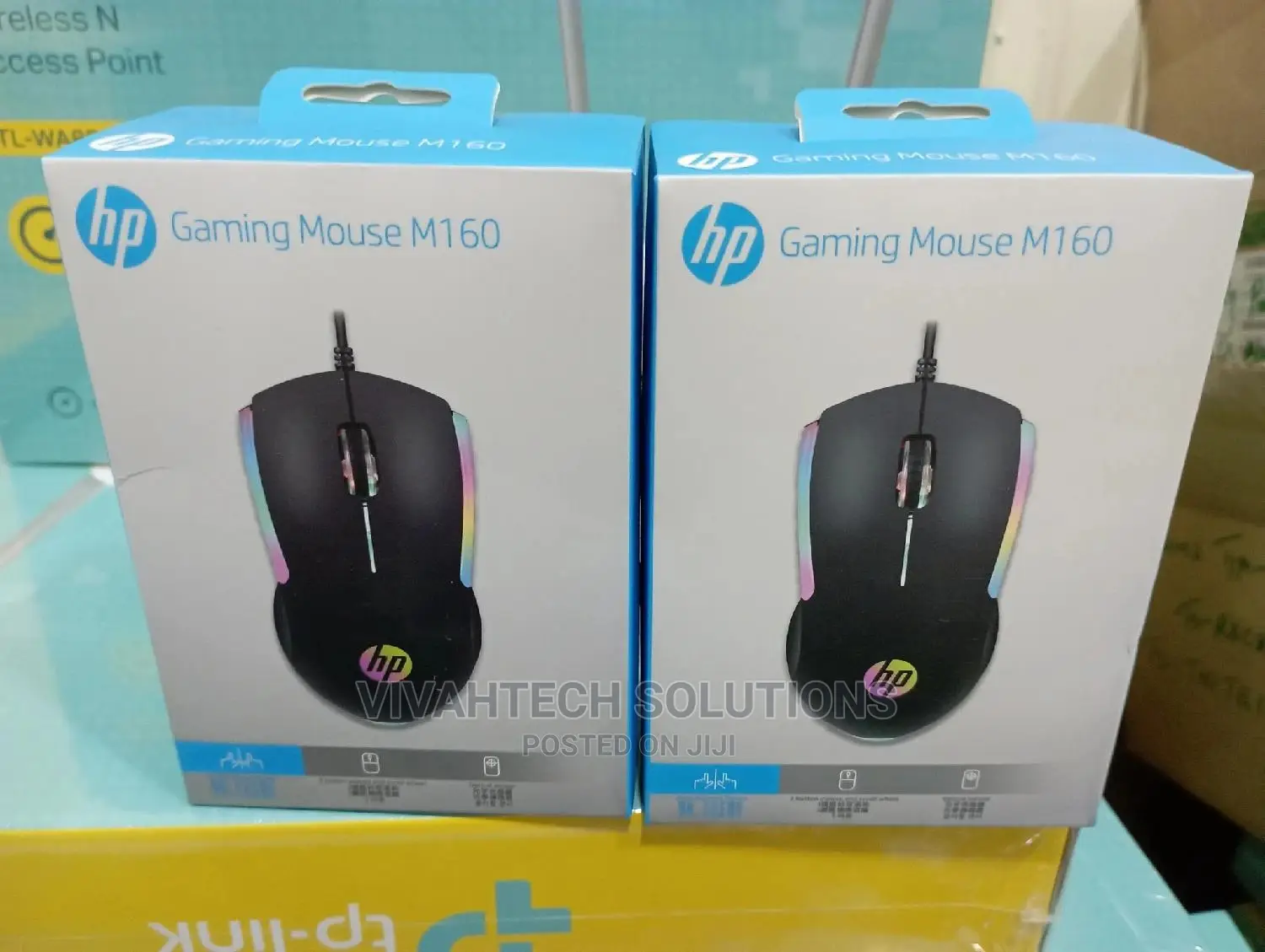 HP USB Gaming Mouse M160 Black Rgb Light 7zz79aa