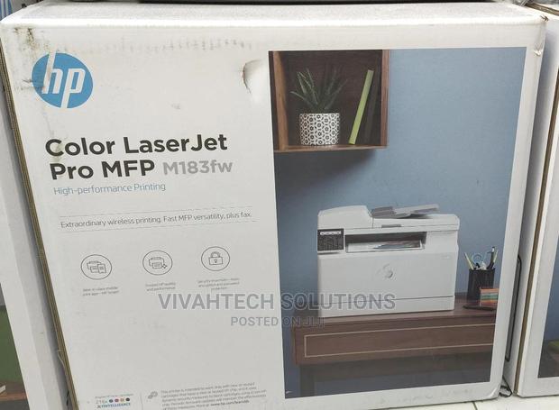 HP MFP M183FW Color Laserjet Pro Printer - main view