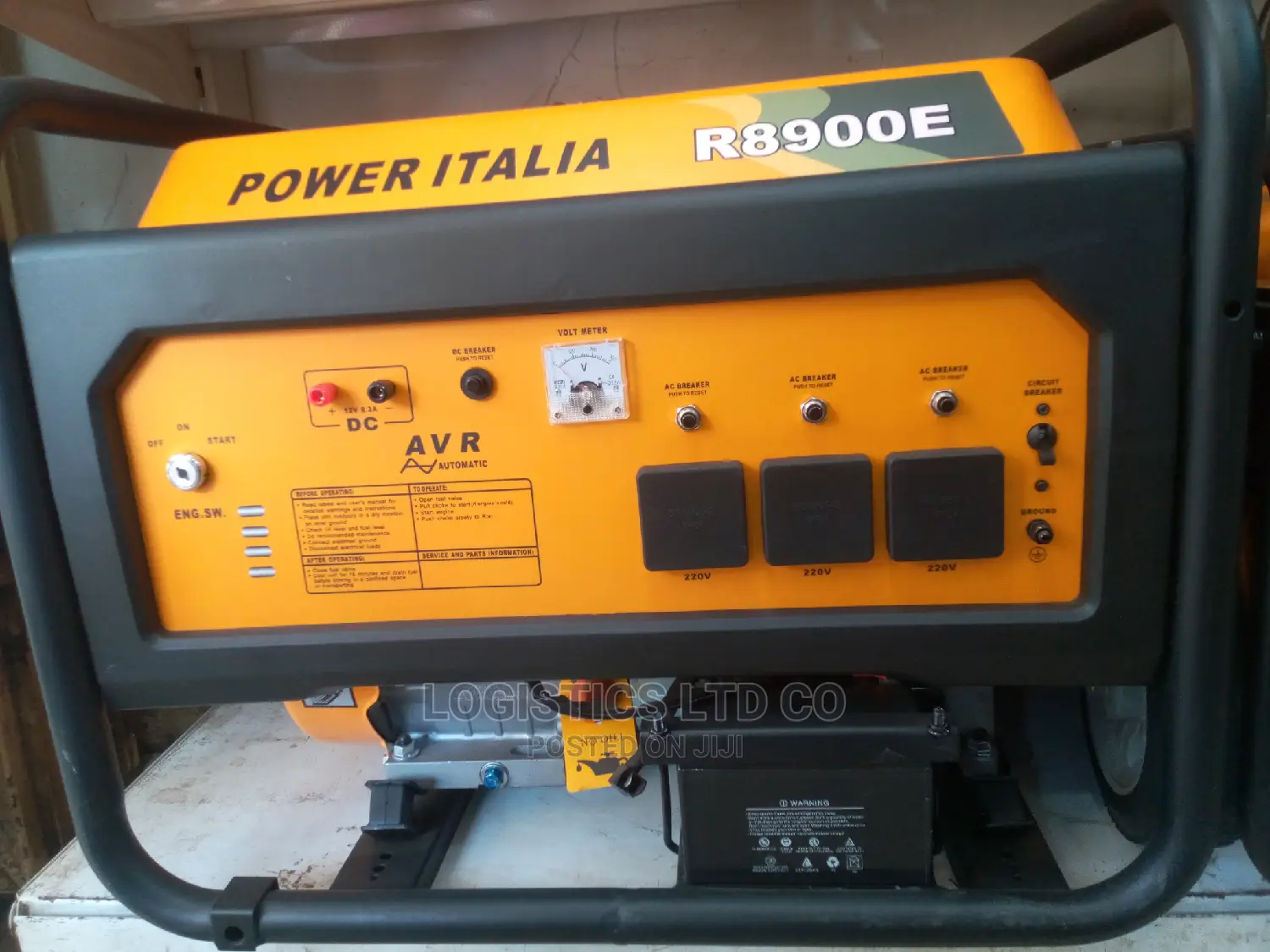 Power Italia R8900e Petrol Generator