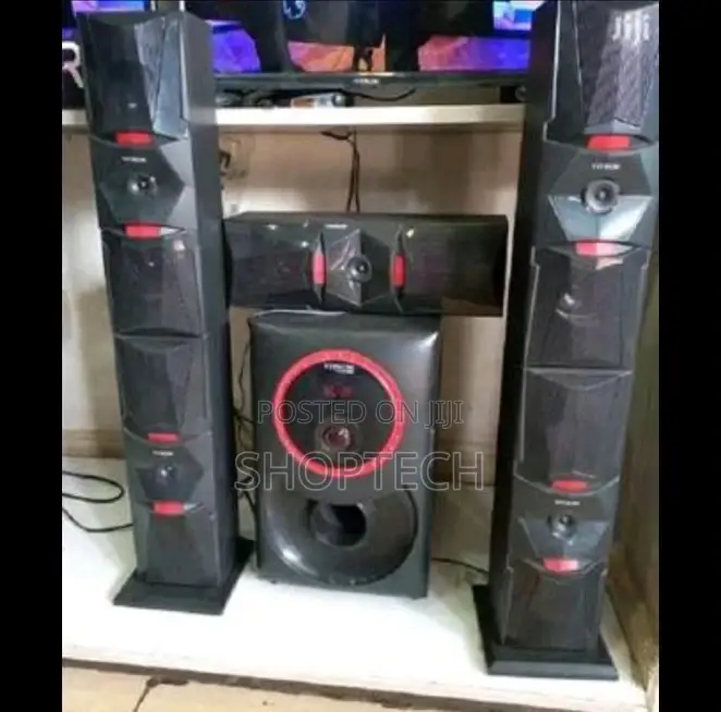 3.1ch Vitron V833H Tall Ball Multimedia Speaker System.
