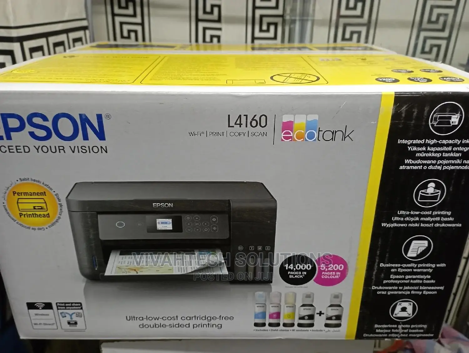Epson L4160 Wi-Fi Duplex All-In-One Ink Tank Printer