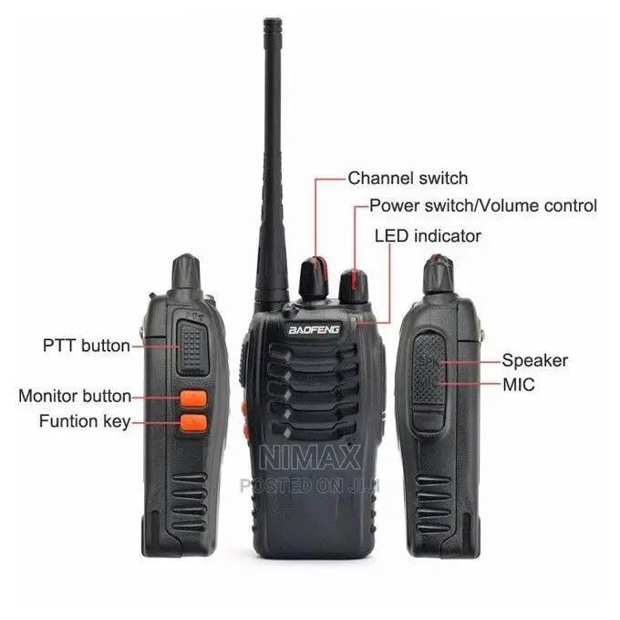 Baofeng BF-888S Two Way Walkie Talkie Radio Call-1 Piece