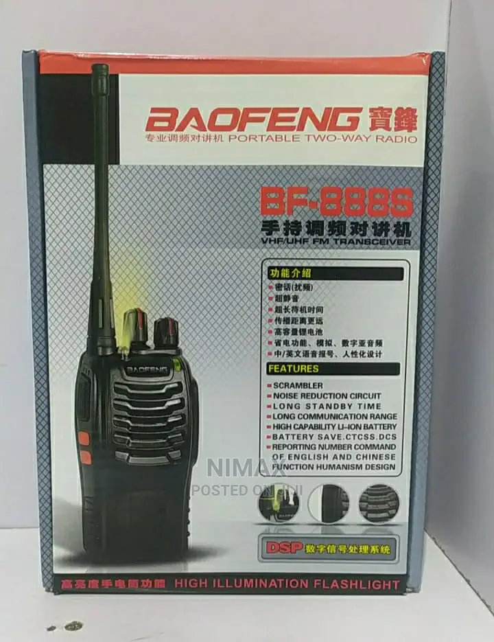 Baofeng BF-888S Two Way Walkie Talkie Radio Call-1 Piece