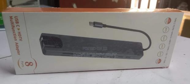 8 in 1 Mac Multi Functional Type C to HDTVI USB LAN - main view