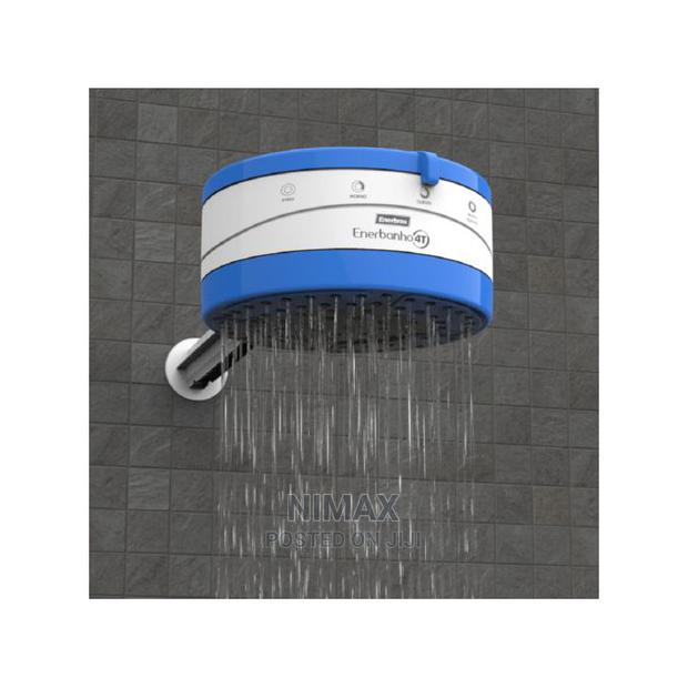 Enerbras Enershower 4 Temp (4T) Instant Shower Heater- BLUE - main view
