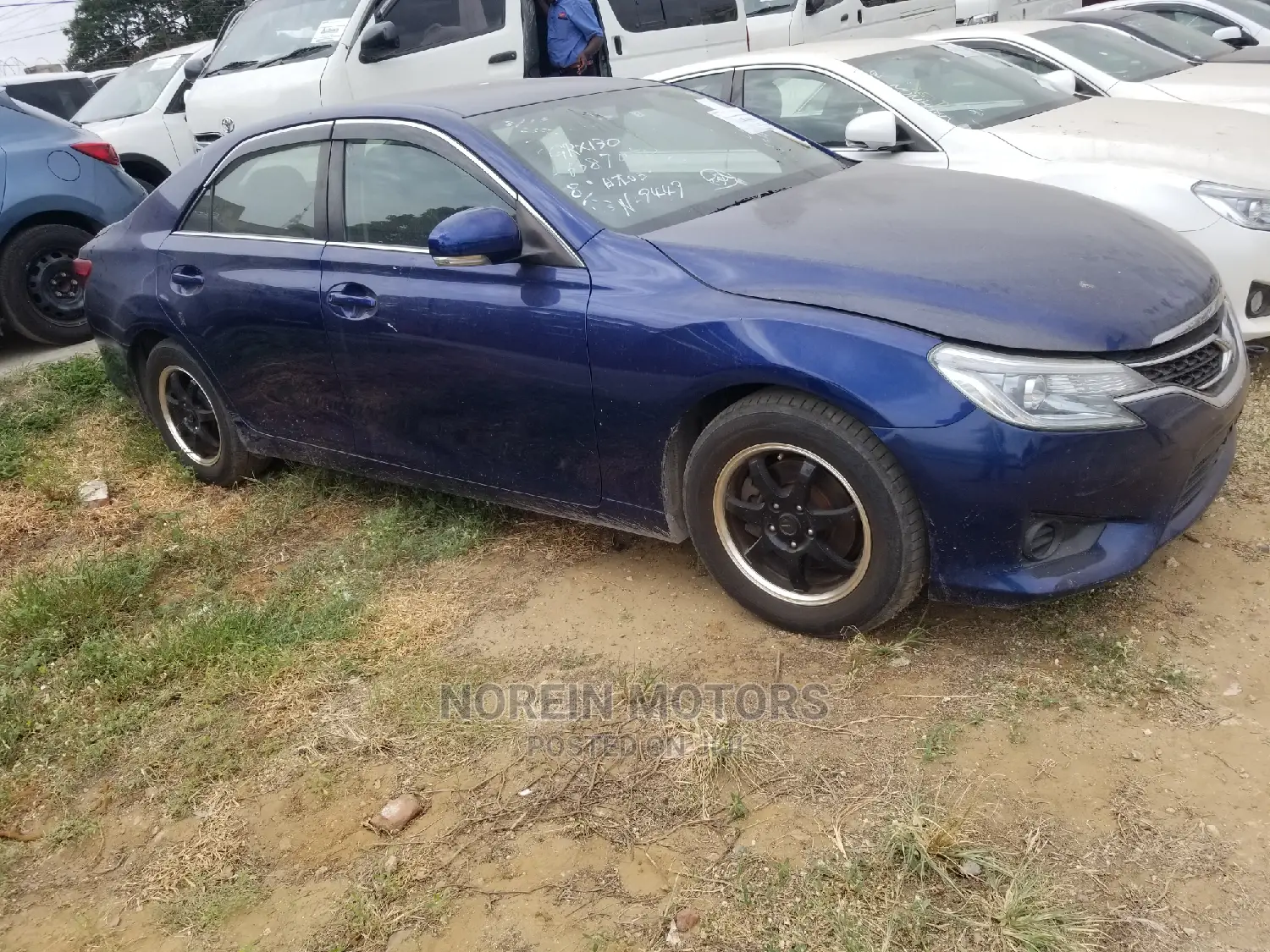 Toyota Mark X 2014 Blue