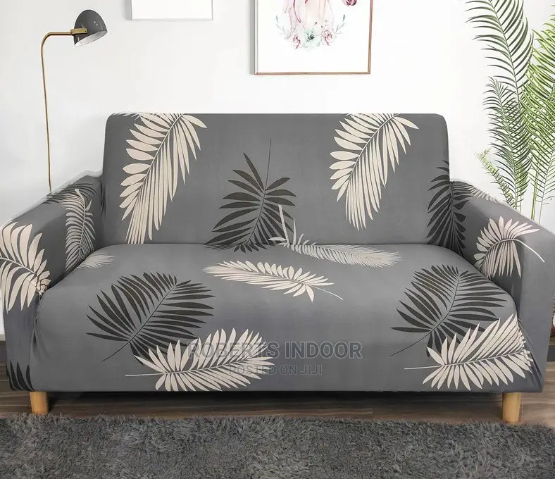 Elegant Grey Sofa Cover