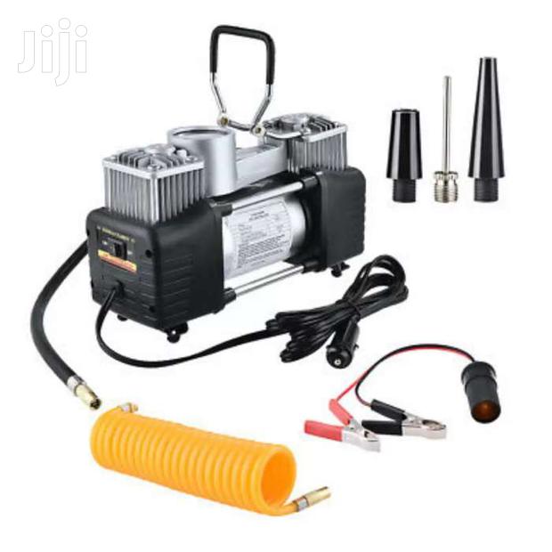 Car Double Cylinder Air Pump With Tools
