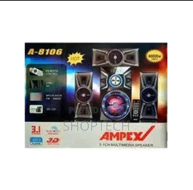3.1ch Ampex 8106 Speaker System.