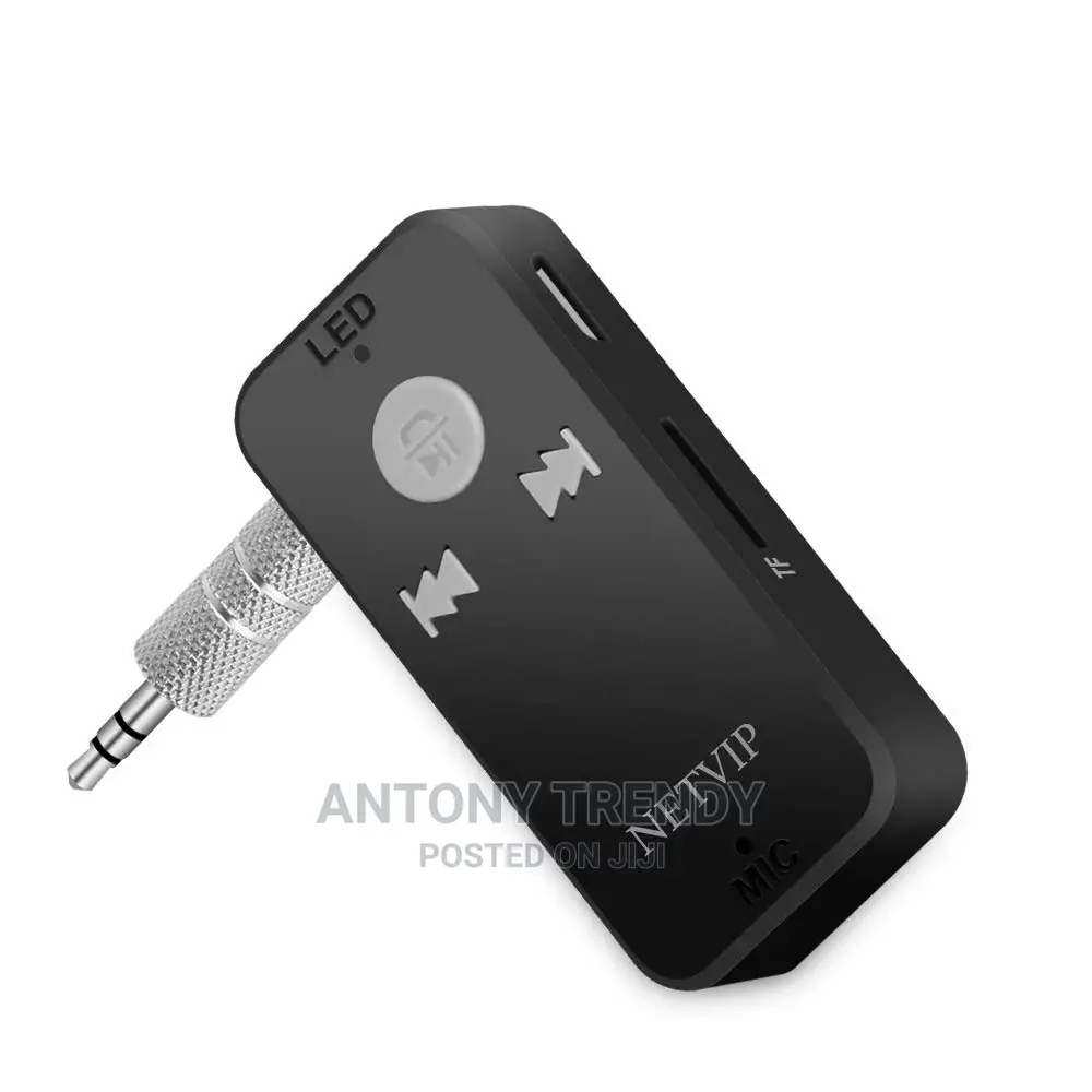 Portable 3.5mm Bluetooth Aux Adapter Wireless Music Streamin