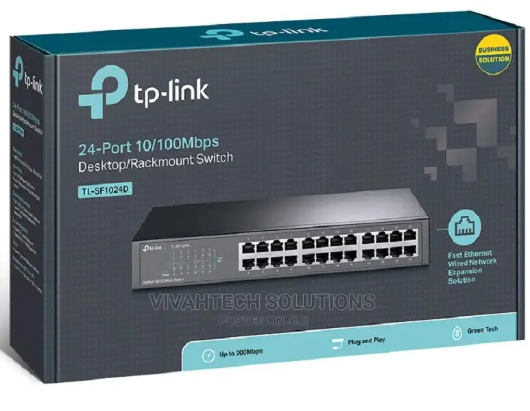 Tp-Link 24-Port Desktop/Rackmount Switchtl-Sf