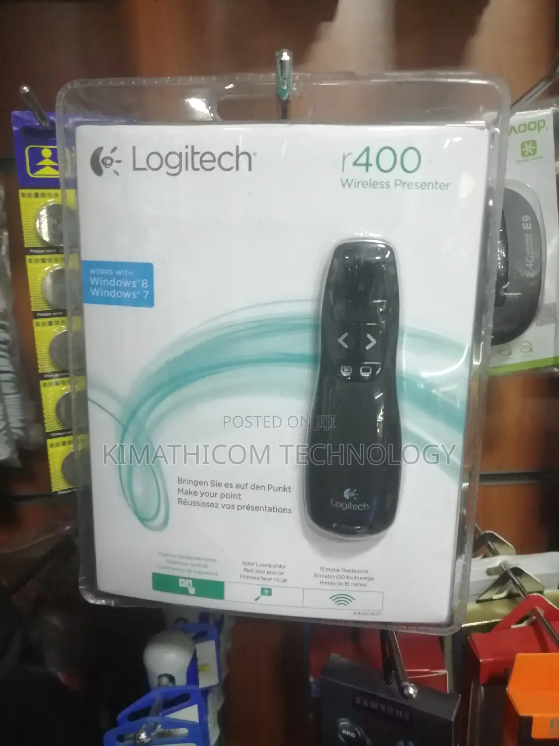 R400 Logitech Laser Pointer