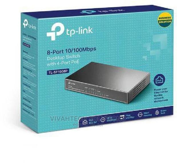 Tp-Link 8-Port Desktop Switch 4 Poe Ports TL-SF1008P