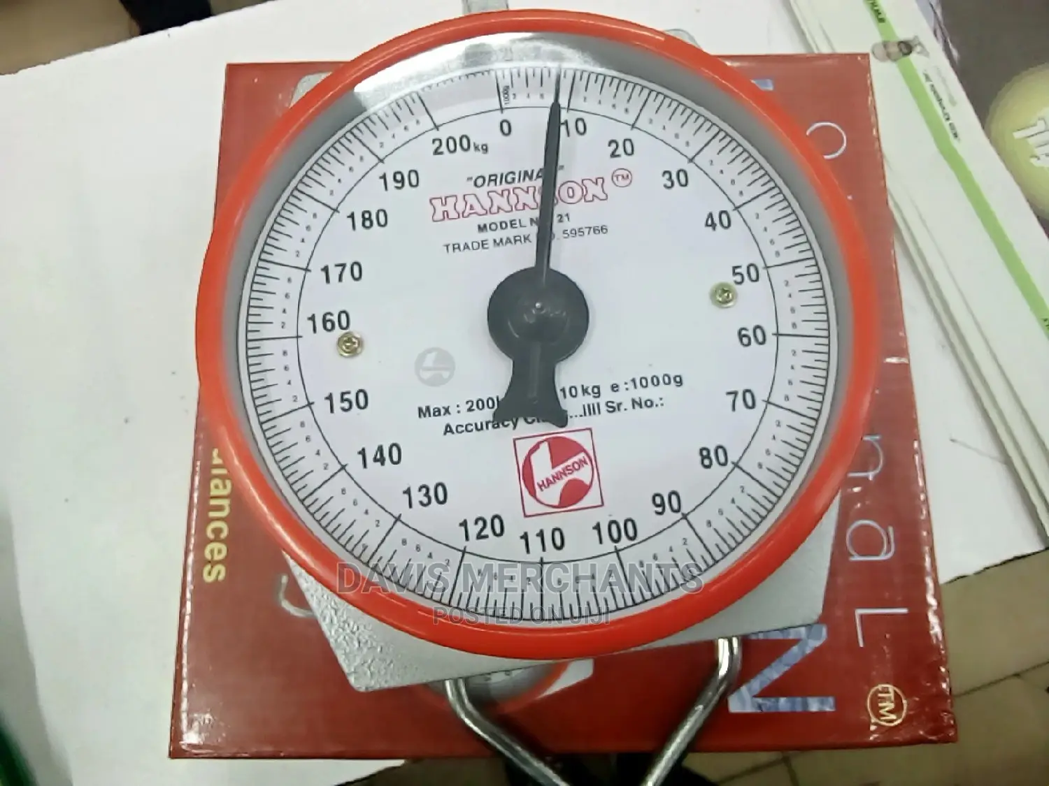 Crane Hannson 200 Kg Weighing Scale
