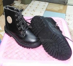 Kids Unisex Leather Ankle Boots - thumbnail 2