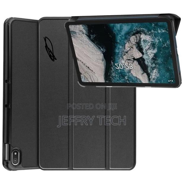 Generic Flip Cover Case for Nokia T20 – Black