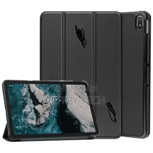 Generic Flip Cover Case for Nokia T20 – Black