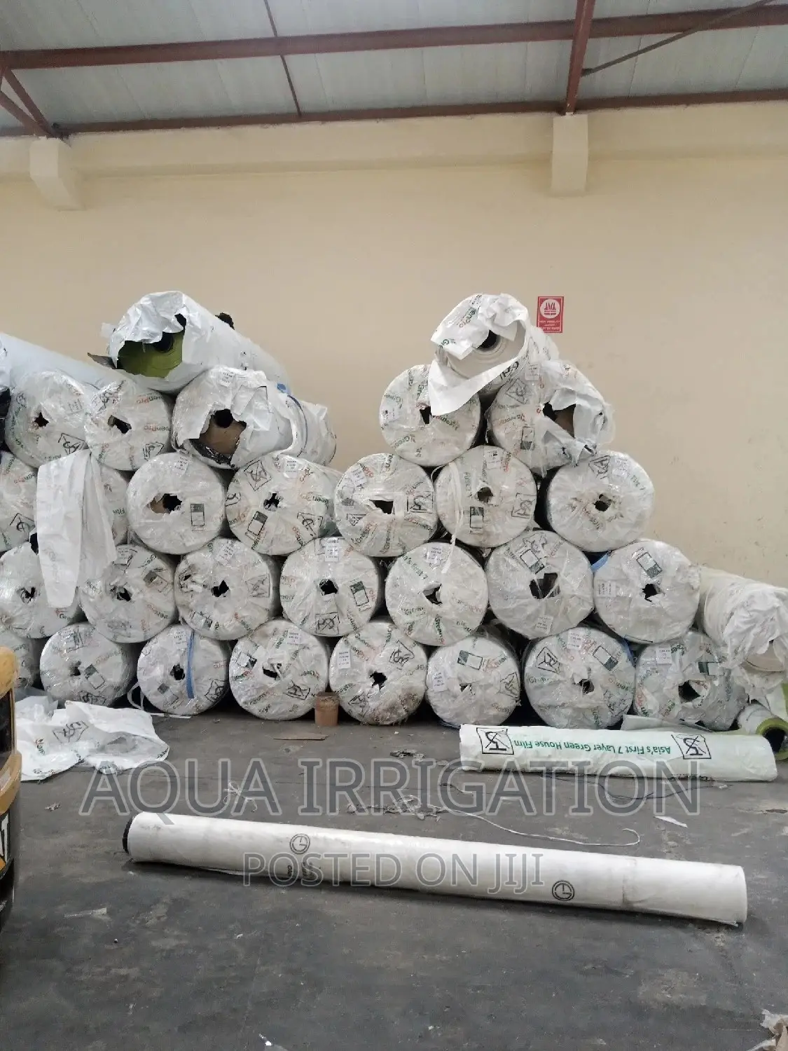 Greenhouse Polythene Both Yellow and Clear Are Available