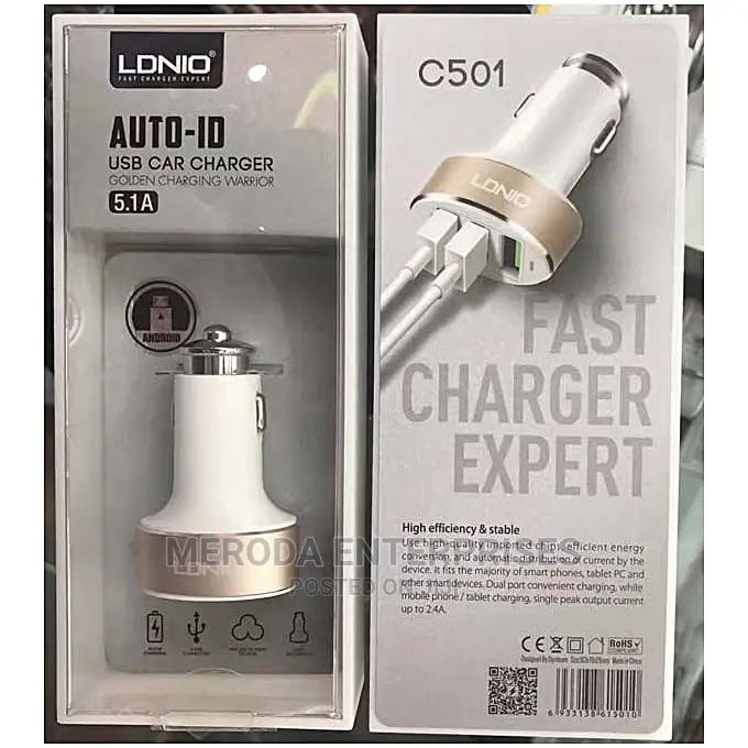 LONIO 3 USB Fast Car Charger
