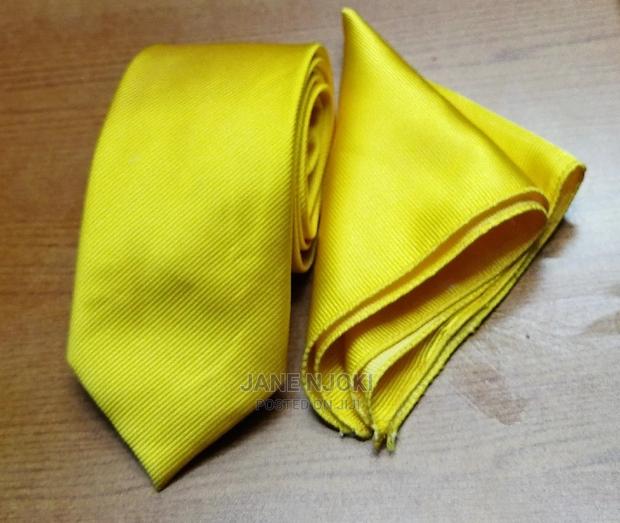 Mustered Yellow Tie - main view