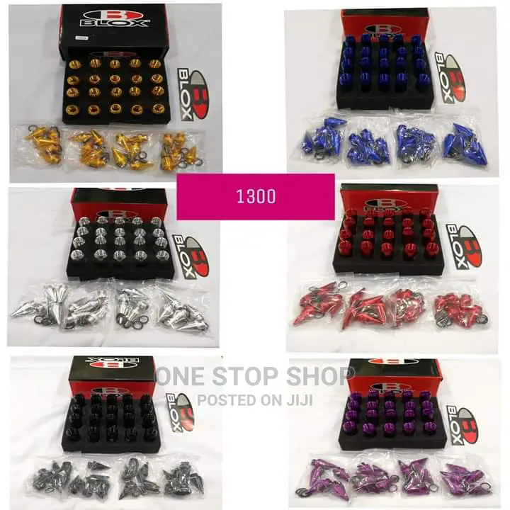 Different Color Different Models Car Blox Bullets Spike Nuts