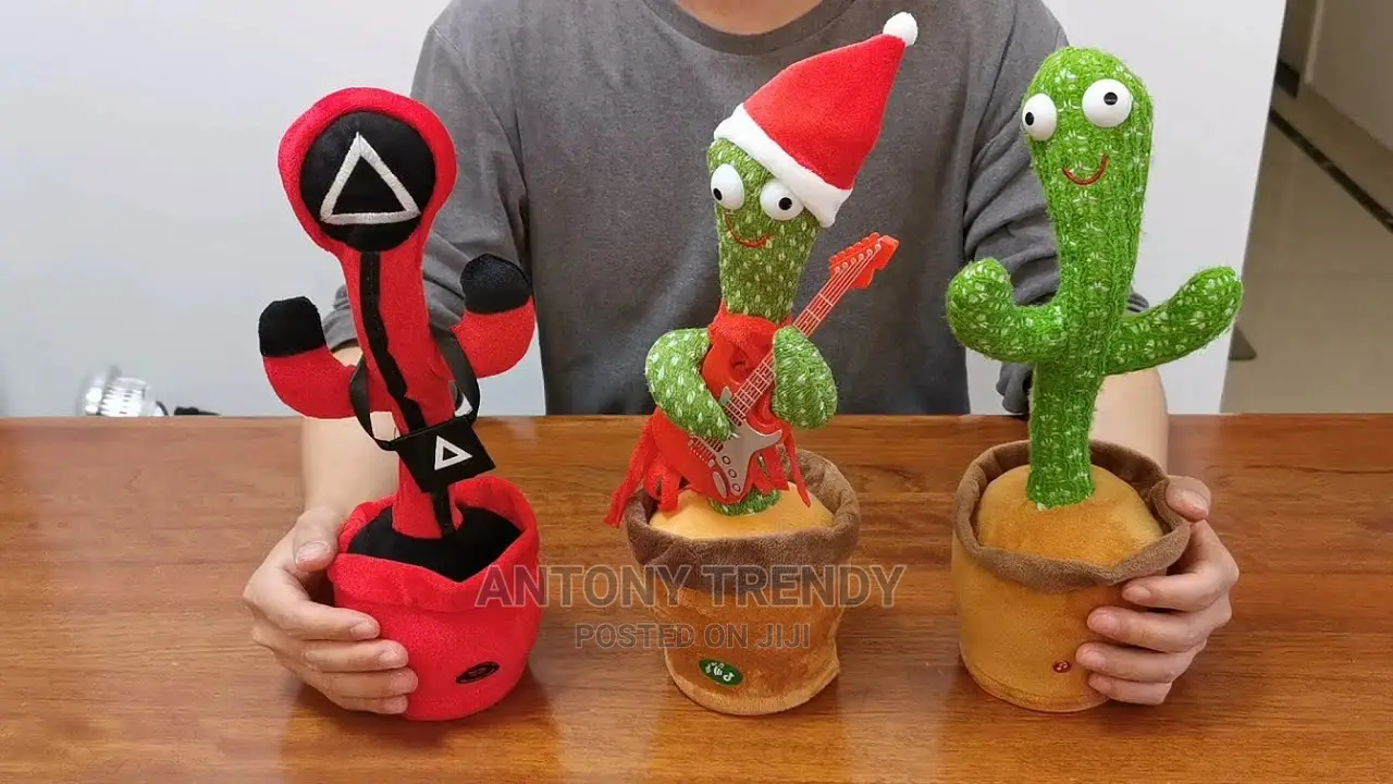 Singing Plush Cactus Toy