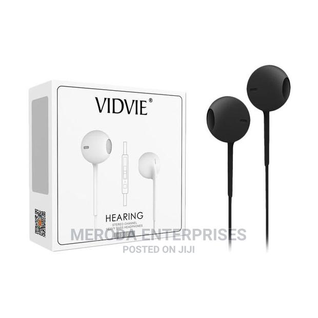 Vidvie HS604 Earphones With Remote and Mic - BLACK