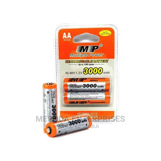 Multiple Power AA,1.2V,3000mah Rechargeable Battery