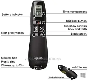 Presenter Logitech Wireless Presenter R700