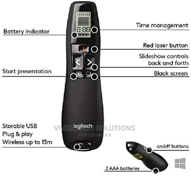 Presenter Logitech Wireless Presenter R700