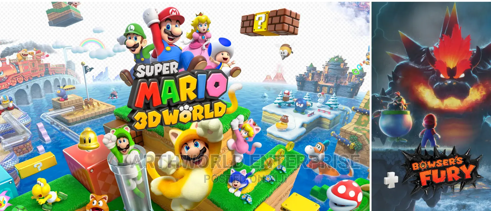 Super Mario 3D World + Bowser's Fury Nintendo Switch Code