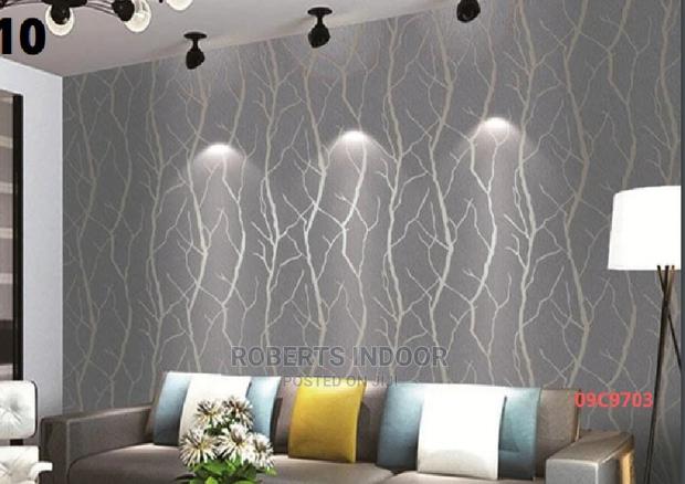 Grey and Silver Elegant Wallpaper - main view