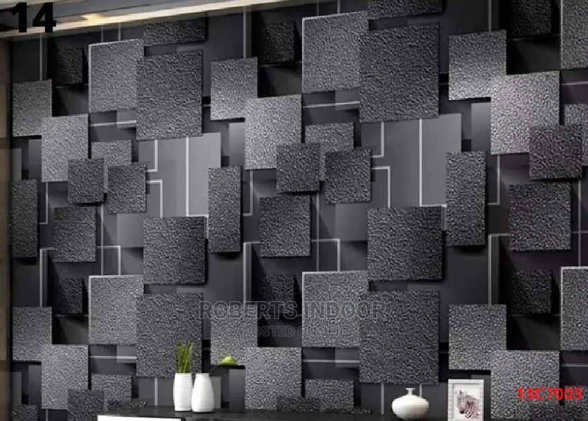 Dark Grey 3d Wallpaper
