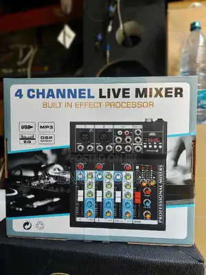 4 Channels Plain Mixer