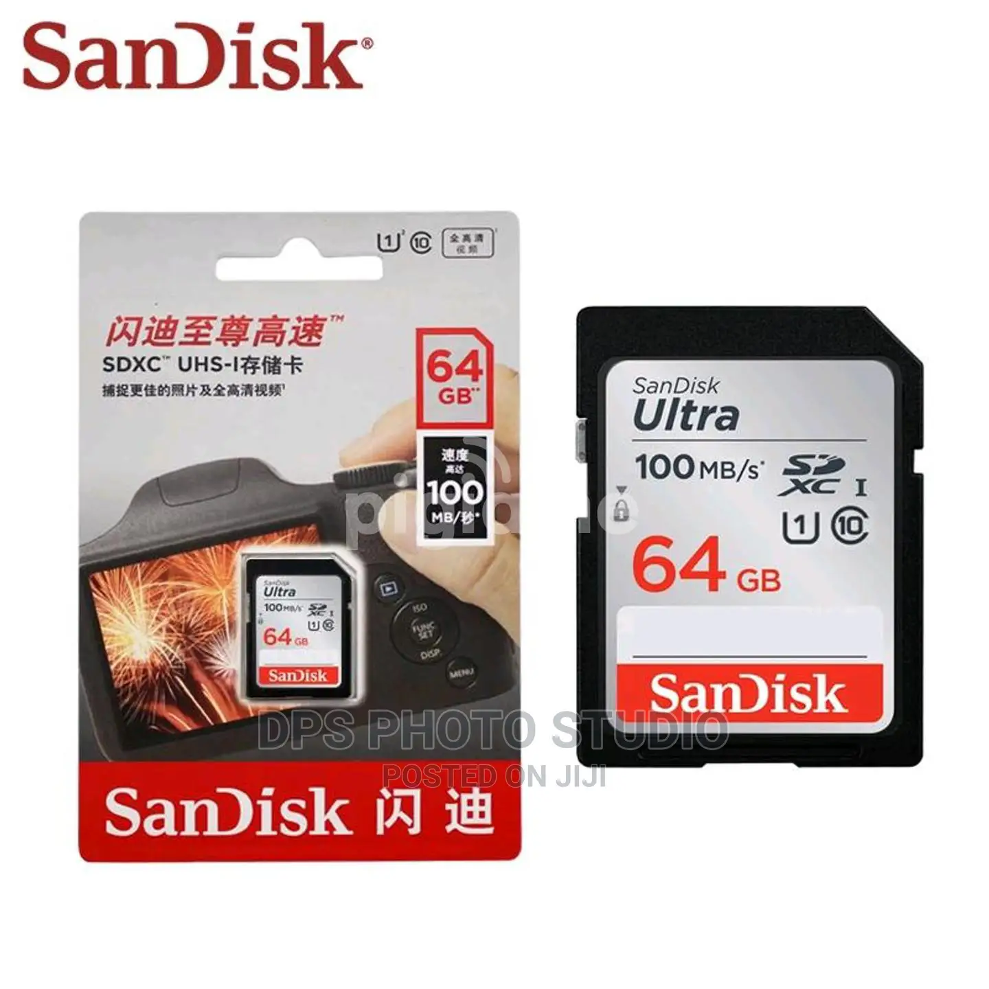 Sandisk Mirco SD 64gb 100mbs
