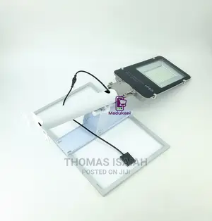 DAT AT8600 100W Solar Street Light With Wall Mounting Pole,