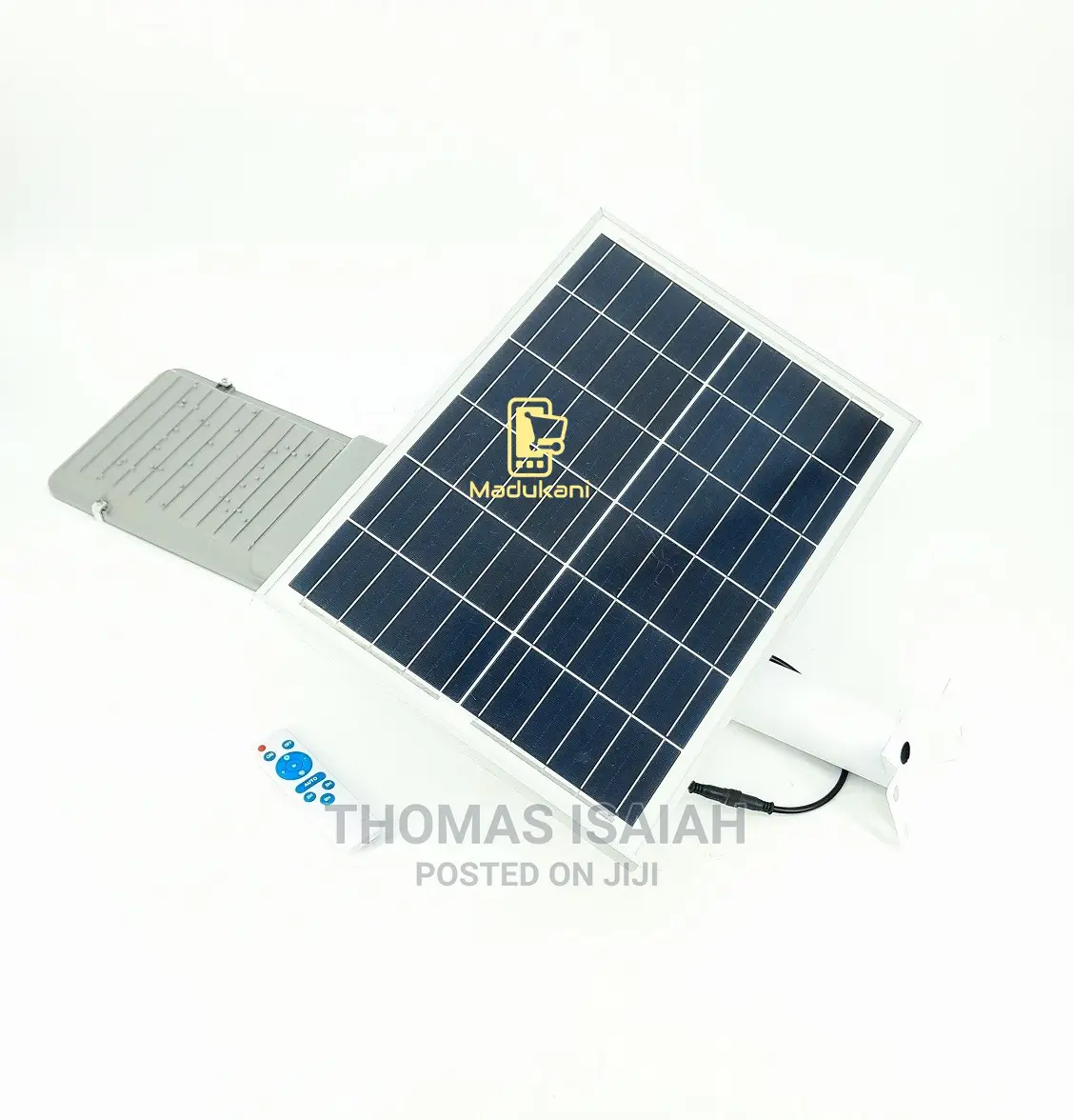 DAT AT8600 100W Solar Street Light With Wall Mounting Pole,