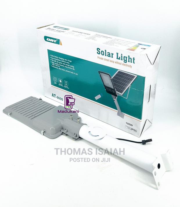 DAT AT8600 100W Solar Street Light With Wall Mounting Pole, - thumbnail 10
