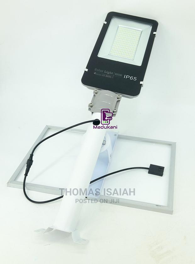 DAT AT8600 100W Solar Street Light With Wall Mounting Pole, - thumbnail 8