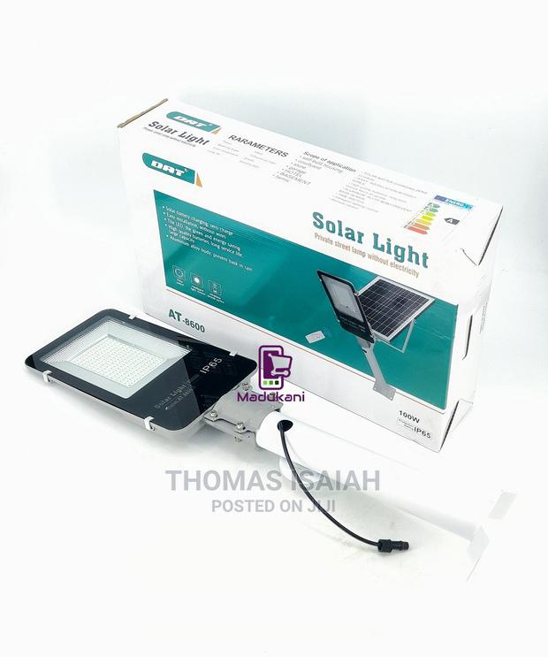 DAT AT8600 100W Solar Street Light With Wall Mounting Pole, - thumbnail 9