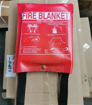 1.8m by 1.8m Fire Blanket/6fts by 6fts Fire Blanket