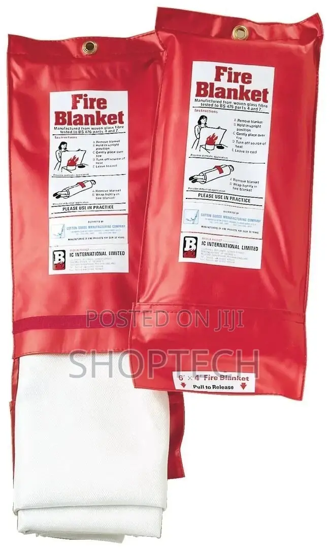 1.8m by 1.8m Fire Blanket/6fts by 6fts Fire Blanket